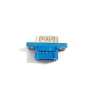 CONECTOR DB9 PARA CABO MACHO 180° AZUL - DBCM-09 - Image 3