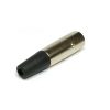 CONECTOR PLUG CANNON LS1018 MACHO XLR 3 VIAS PRATA - Image 2
